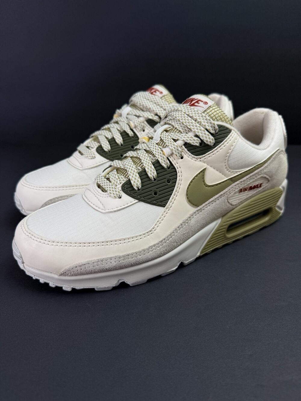 Nike Air Max 90 Men’s 9 Phantom Neutral Olive FB9657-002 Sneakers Shoes